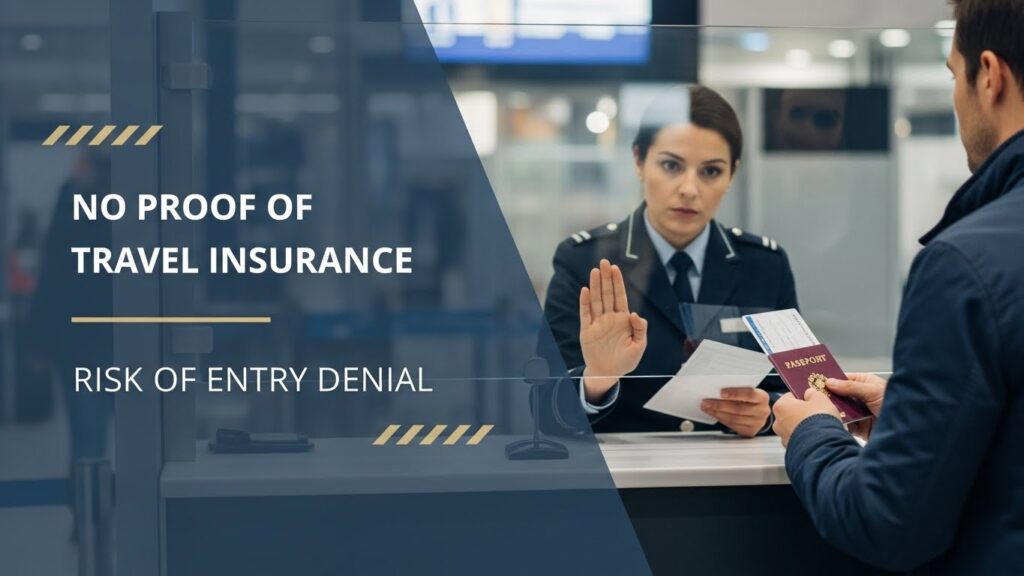 イミグレで旅行保険加入の証明書を提示できず入国拒否される旅行者